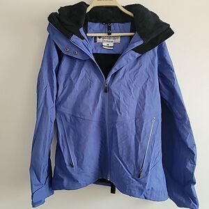 Columbia Interchange Jacket Small Omni-tech Purple Blue Women’s Lightweight